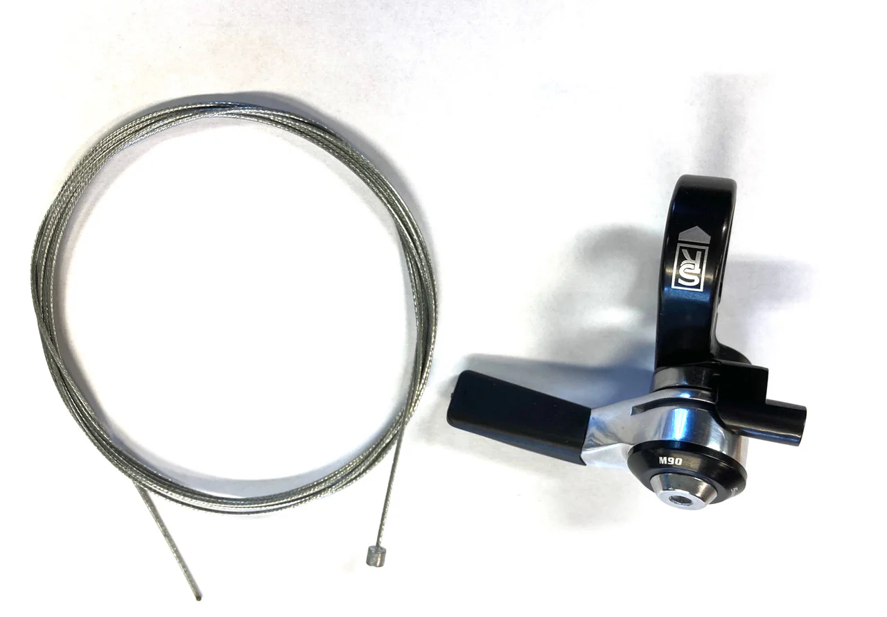 Sunrace SLM96 RFSO M90 9 Speed 22.2.mm Right Hand MTB Friction Shifter - Image 3