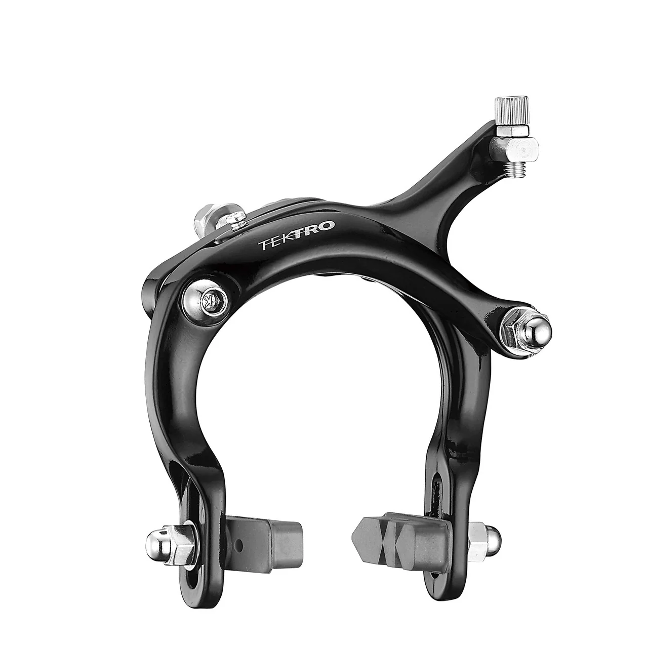 Tektro 810C Hex Nut Fitting Dual Pivot 61 - 81 mm Brakeset In Silver or Black - Image 2