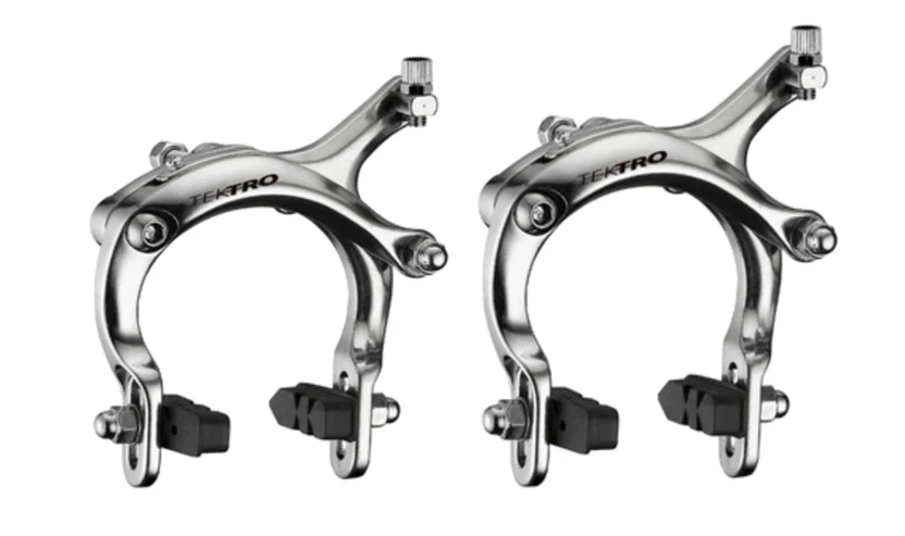 Tektro 810C Hex Nut Fitting Dual Pivot 61 - 81 mm Brakeset In Silver or Black - Image 3