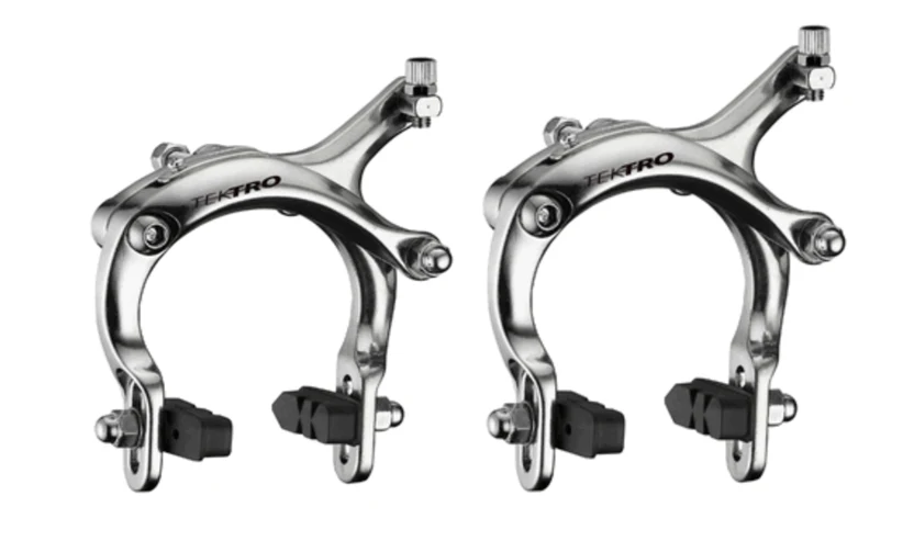 Tektro 810C Hex Nut Fitting Dual Pivot 61 - 81 mm Brakeset In Silver or Black - Image 5