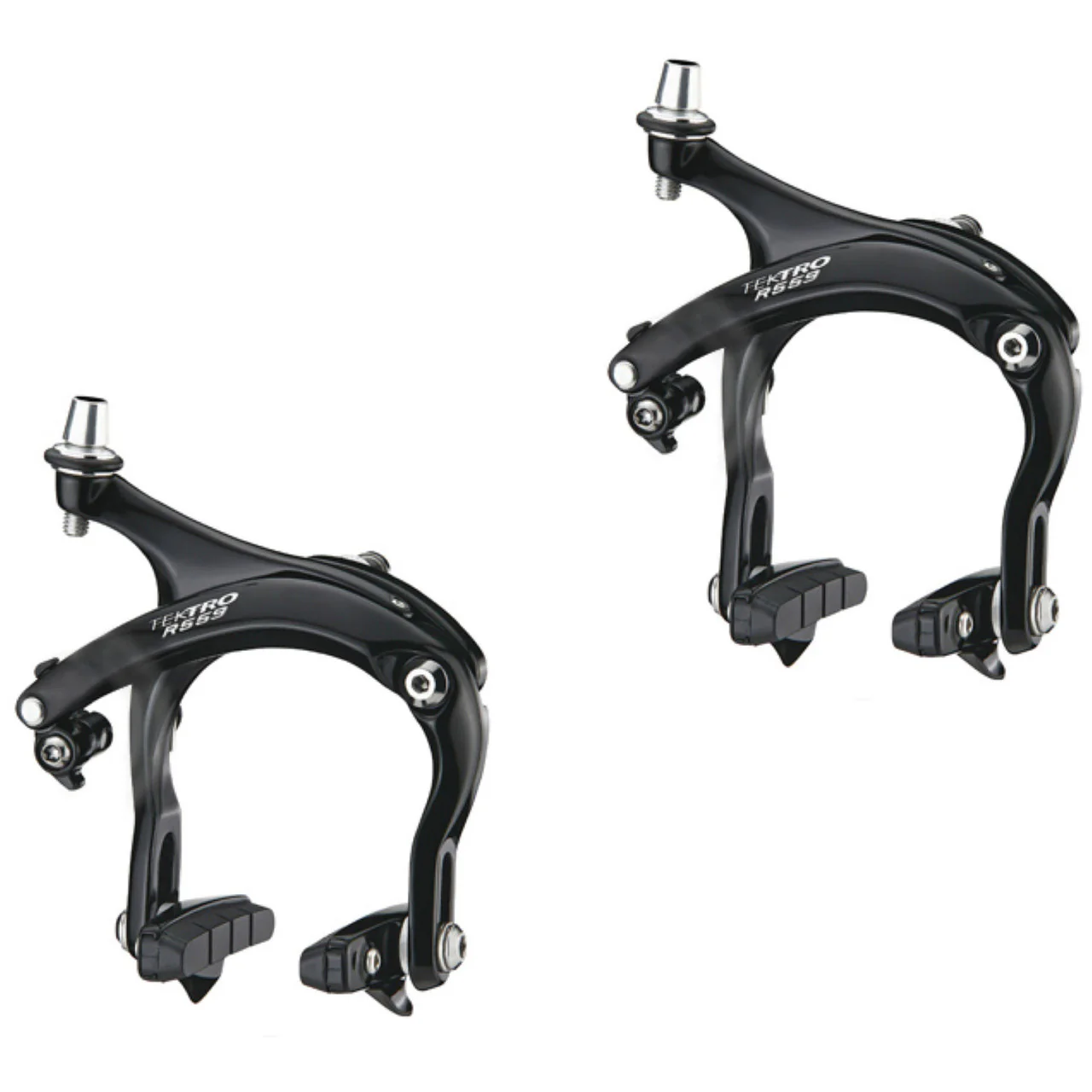 Tektro R559 Alloy Brakeset Long Drop 55-73mm Hex Nut Fitting In Black