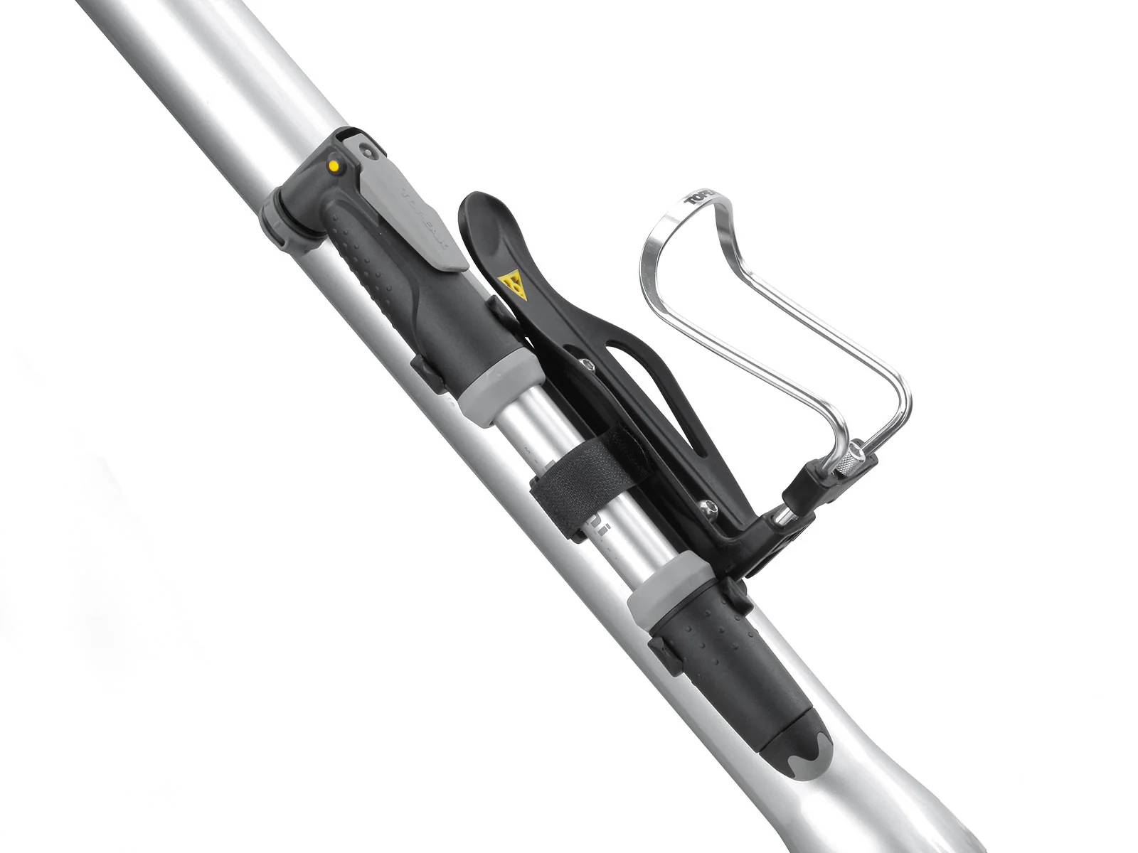 Topeak Mini Dual Bicycle Hand Pump - Black Silver - Image 2