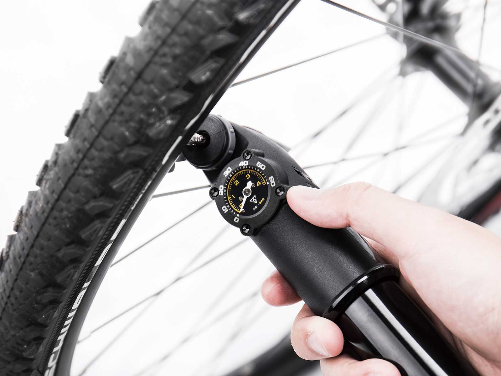 Topeak Mountain TT Twin Turbo MTB Bicycle Pump - Image 4