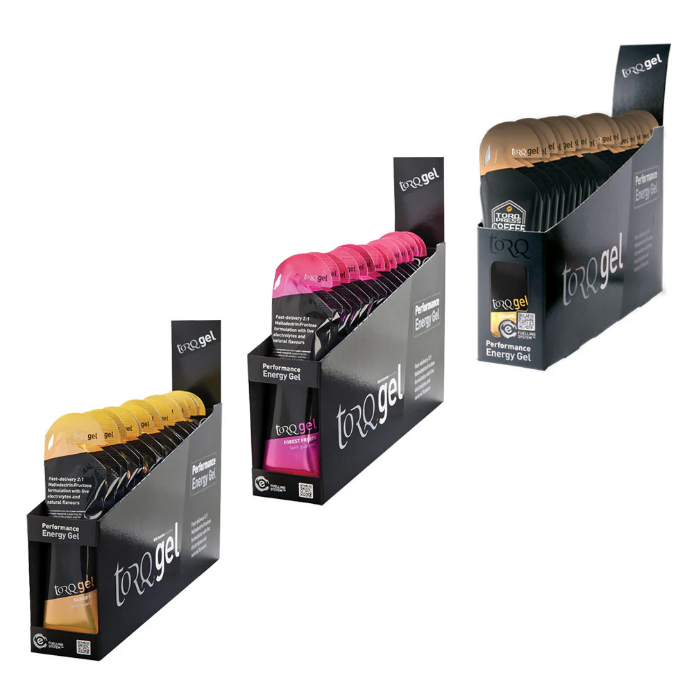 TORQ Energy Gel With Guarana Caffeinated 15 x 45g All Flavours - Image 3