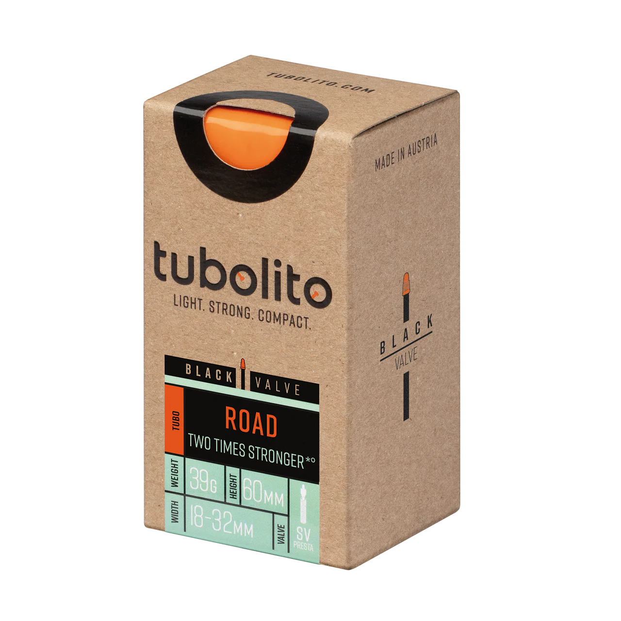 Tubolito Tubo 700C Road 700 x 18-32mm  Black Presta Valve  Inner Tube - Image 3