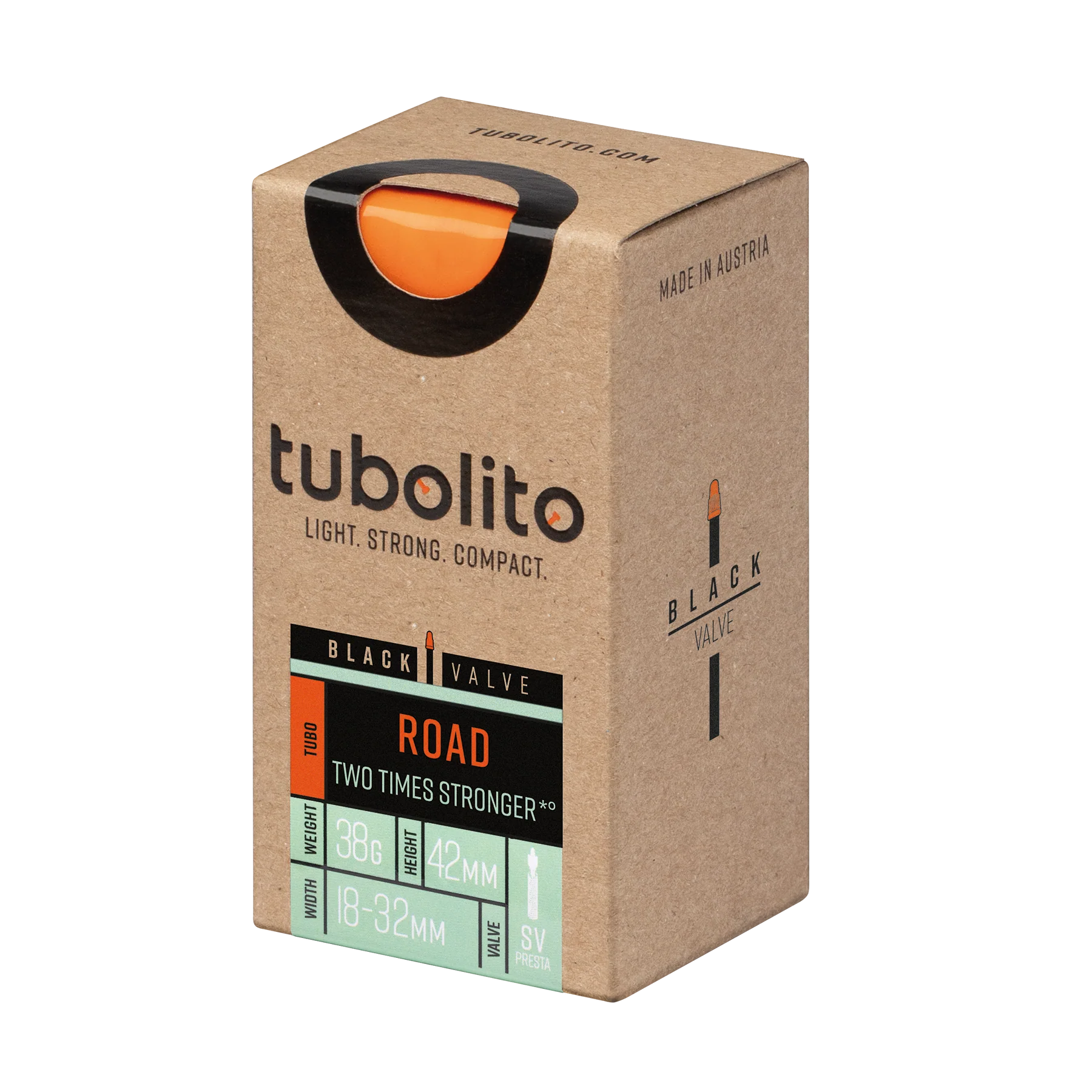 Tubolito Tubo 700C Road 700 x 18-32mm  Black Presta Valve  Inner Tube - Image 6
