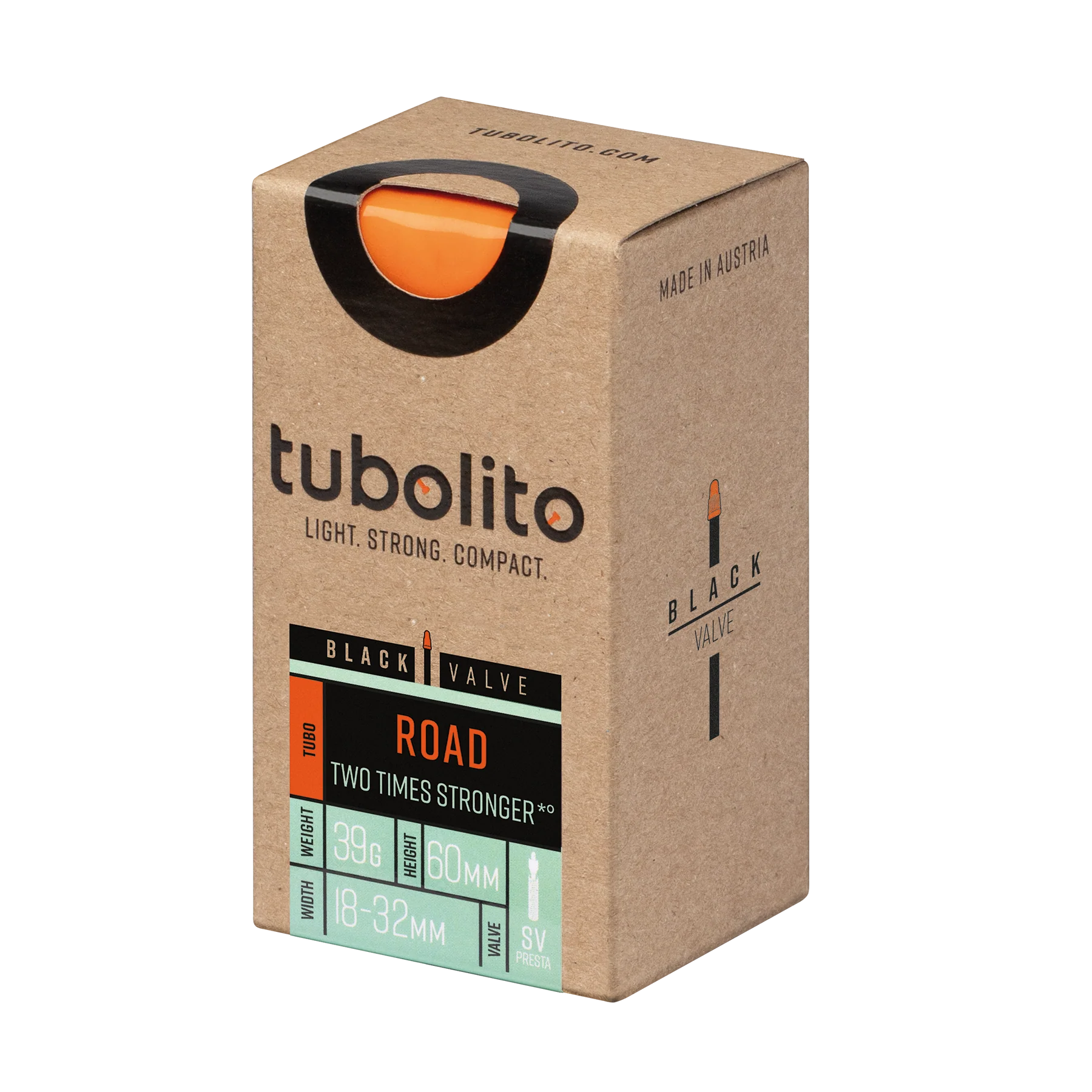 Tubolito Tubo 700C Road 700 x 18-32mm  Black Presta Valve  Inner Tube - Image 7