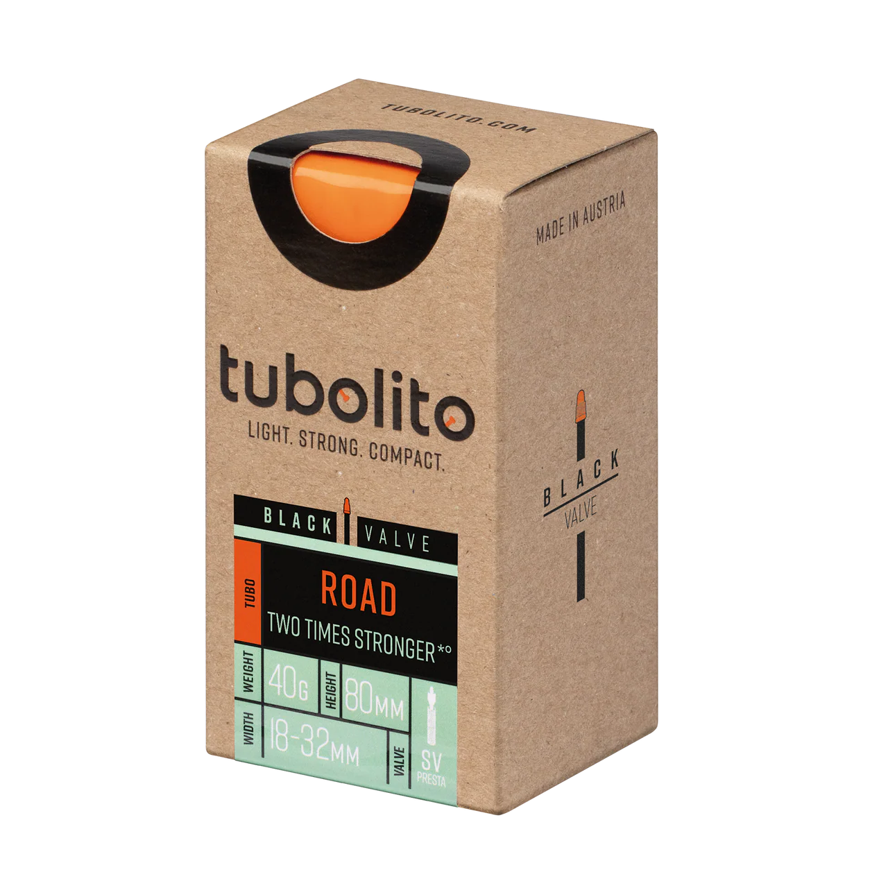 Tubolito Tubo 700C Road 700 x 18-32mm  Black Presta Valve  Inner Tube - Image 8