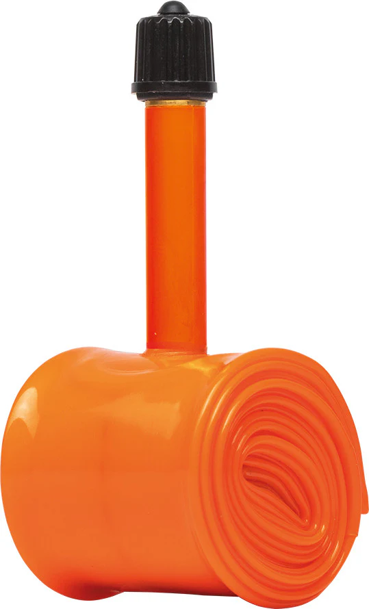Tubolito Tubo Brompton Folding Bike 16/18 x 1 1/8 - 1 3/8" 40mm Schrader Valve Orange Inner Tube - Image 2