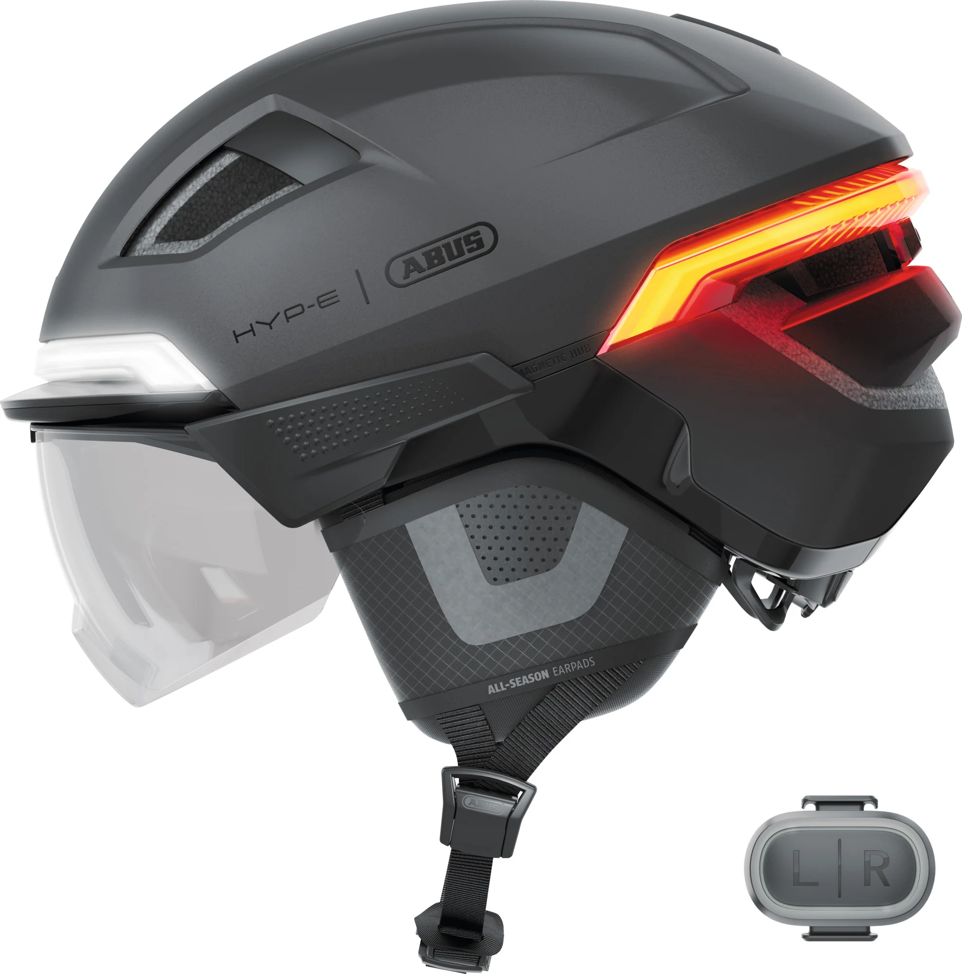 ABUS HYP-E ACE Urban The Ultimate Safe Commuting Helmet in Volcano Titan ( DUE THIS SUMMER ) - Image 5