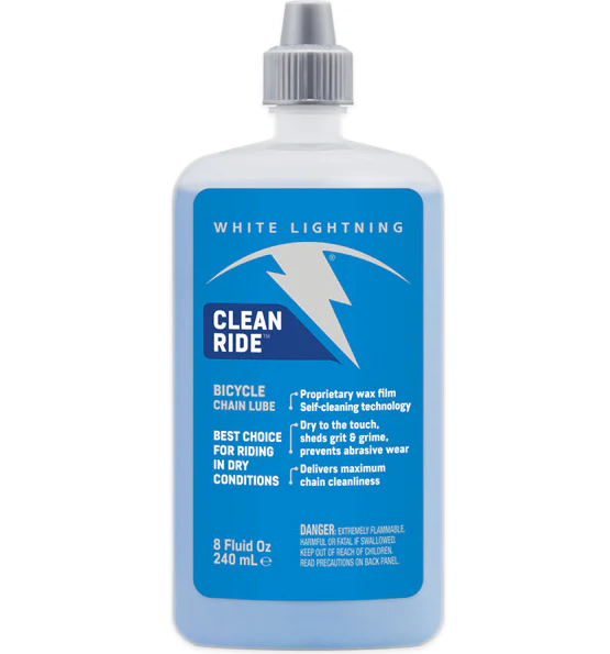 White Lightning Clean Ride Wax Bicycle Chain Lube All Sizes - Image 6